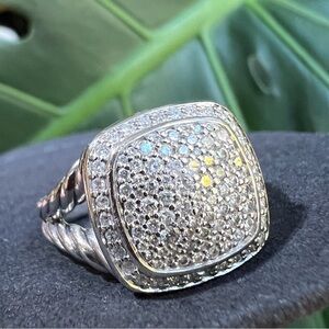 ❤️ David Yurman 11mm Albion Ring with Diamonds